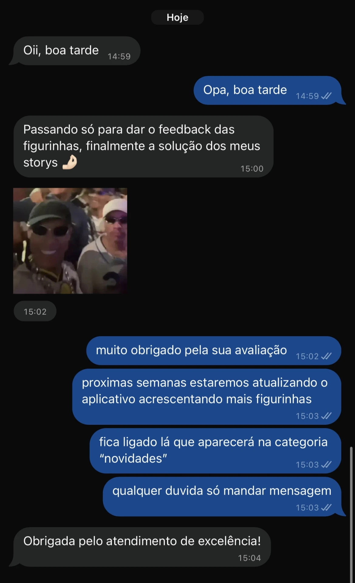 Avaliação real de cliente da MXP Store