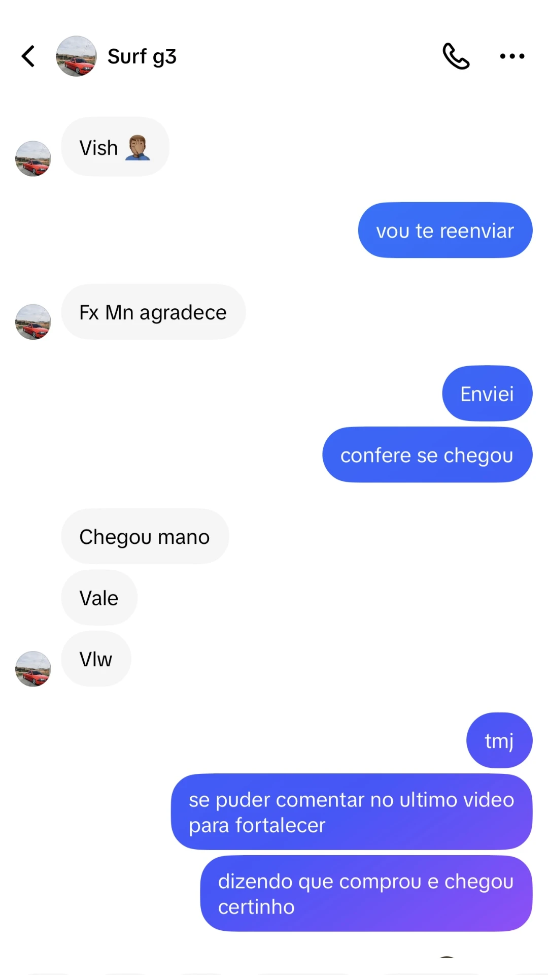 Avaliação real de cliente da MXP Store